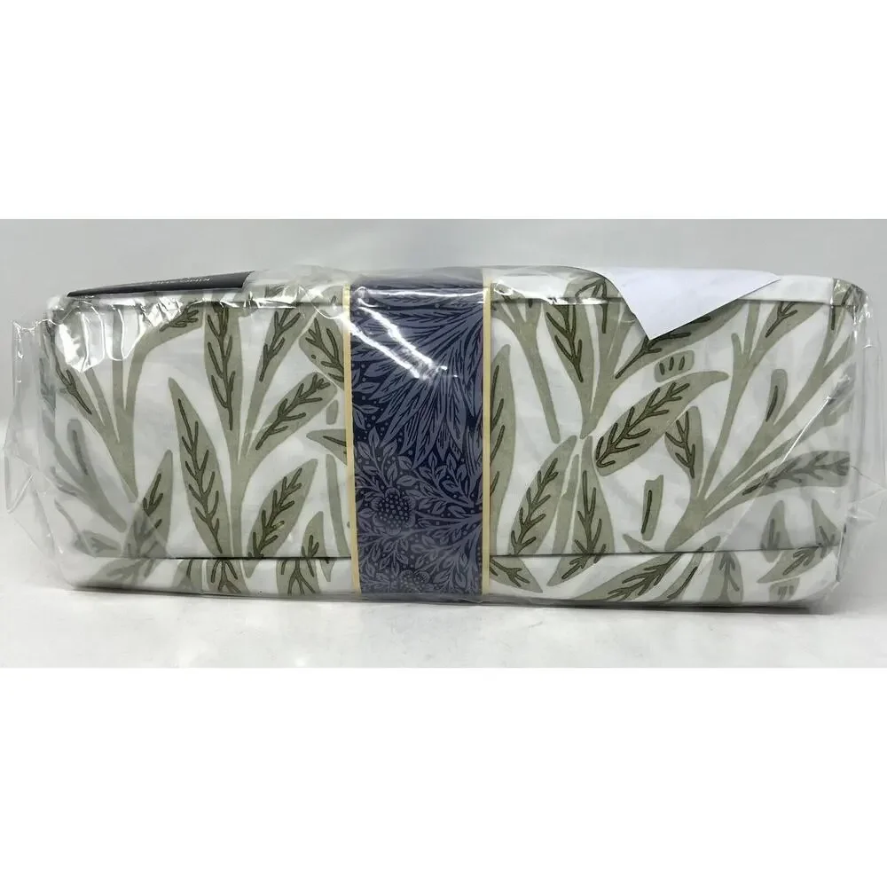 William Morris Original Willow Artichoke Green KING Cotton Percale Sheet Set NIP
